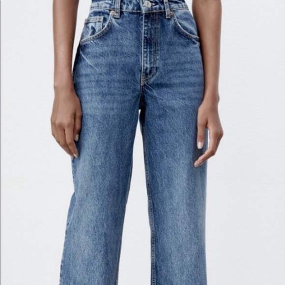 Zara denim. High rise, straight cut. - Picture 2 of 3